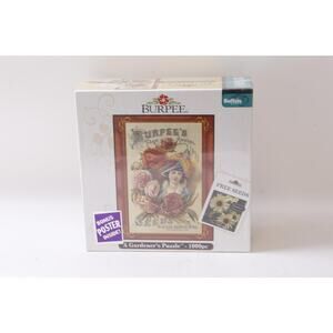 Burpee, SEALED A Gardener's Puzzle, 1000 pc, Buffalo Games, Bonus Poster 642
